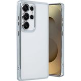 Nemere Mey Ithalat® Samsung Galaxy S25 Ultra Kılıf Lensli Silikon - Gümüş - 1 - Renkli