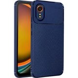 Nemere Mey Ithalat® Samsung Galaxy Xcover 7 Kılıf Auto Focus Karbon Kapak - Lacivert - 1 - Renkli