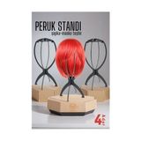 Nemere Peruk Standı 4 Adet - Renkli - standart