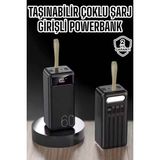 Nemere Powerbank 60.000 Mah 4 Portlu Uzun Şarj Süreli Dijital Göstergeli - Çok Renkli
