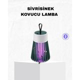Nemere Şarjlı Mor Işıklı Sivrisinek Öldürücü Lamba – Sessiz ve Kimyasal Içermez