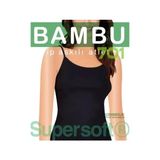 Nemere Star 701 Bambu Ip Askılı Bayan Atlet - Siyah - XL