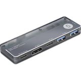 Nemere Type-C 3.1 Gen1 Hub Pd Hdmı 4K 5 Port 5 Gbps Alüminyum Gri TUH353
