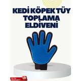 Nemere Yumuşak Silikonlu Kedi ve Köpek Tüy Toplama Eldiveni – Masaj Etkili Tüy Dökülme Önleyici