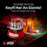 Nemere Yuvarlak Galvaniz Elektrikli Nargile Köz Ocağı - 1