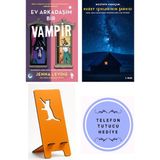 Nemesis Kitap Ev Arkadaşım Bir Vampir - Jenna Levine + Kuzey Işıklarının Şarkısı + Telefon Tutucu