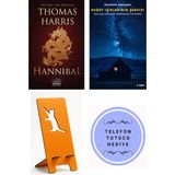 Nemesis Kitap Hannibal - Thomas Harris + Kuzey Işıklarının Şarkısı + Telefon Tutucu