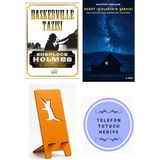 Nemesis Kitap Sherlock Holmes - Baskerville Tazısı - Sir Arthur Conan Doyle + Kuzey Işıklarının Şarkısı + Telefon Tutucu