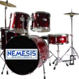 Nemesis Xs1019W Model Bordo Renk 20 Inc 51 Cm Kick Ful Akustik Bateri Seti