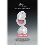Nemlendirici Parlak Bitişli Renkli Dudak Balmı Objet by KUNDAL Dew Drop Lip Glaze Balm (Tender Rose)