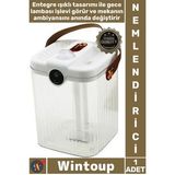 #Nemlendirici Sessiz Geniş Buhar Makinesi Usb Şarjlı Işıklı Koku Giderici 2 Litre Hava Nemlendirici