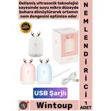 #Nemlendirici Ultrasonik Sessiz Gece Aroma Terapi Usb Portatif Şık Tasarım Geyik Hava Nemlendirici