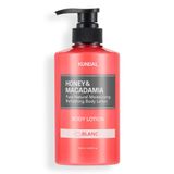 Nemlendirici ve Besleyici Vücut Losyonu Kundal Honey & Macadamia Pure Body Lotion 500ml (Blanc)