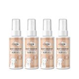 Nemlendirici Vegan Soft Vanilla Milk Bebek Kolonyası Organik Aloe Vera Vanilya Kokulu 40ml 4'lü Set