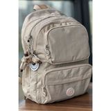 Nemo Bags Bej Sırt Çantası Okul Çantası Laptop ve Seyahat Çantası Su Geçirmez Spor Çanta