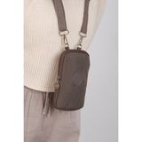 Nemo Bags Cüzdan, Telefonluk, Crinkle Su Geçirmez Kumaş, Çapraz Askılı Omuz Çantası, 18X11CM - Vizon