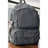 Nemo Bags Gri Sırt Çantası Okul Çantası Laptop ve Seyahat Çantası Su Geçirmez Spor Çanta - Fuşya