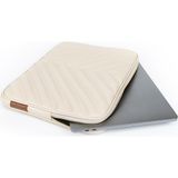 Nemo Bags Laptop Tablet V Kılıflı 14 Inç Macbook Huawei Evrak Çantası Suni Deri - Bej
