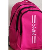 Nemo Bags Pembe Sırt Çantası Büyük Boy Okul Çantası Seyahat Çantası Su Itici Spor Çantası 45X30X15CM 24LT