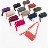Nemo Bags Unisex Cüzdan, 4 Gözlü, Telefonluk, Orjinal Crinkle Kumaş, Çapraz Askılı Omuz Çantası, 20X12CM - 20 x 12 cm - Lacivert