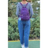 Nemo Group Günlük Mini Boy Su Geçirmez Sırt Çanta Tablet Çantası 30 x 25 x 13 cm 12 İnç - Mor