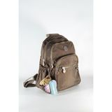 Nemo Group Günlük Mini Boy Su Geçirmez Sırt Çanta Tablet Çantası 30 x 25 x 13 cm 12 İnç - Vizon