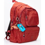 Nemo Group Unisex Orta Boy Suya Dayanıklı Krinkıl Laptop, Seyahat, Okul Çantası - Kiremit