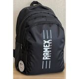 Nemo Group Unisex Siyah Sırt Çantası Büyük Boy Seyahat Okul Çantası Su Itici Spor Çantası 45X30X15CM 24LT