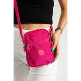 Nemo Group Unisex Telefonluk, Cüzdan, Kartlık, Çapraz Askılı Omuz Çantası, 18X13CM - 18 x 13 cm - Fuşya