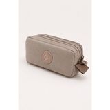 Nemo Group Unisex Vizon Kalemlik, Çift Gözlü Kalem Kutusu, 20X10X5CM - Açık Vizon