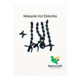 NemoCraft Dummy figür Oynar Eklemli Robot Figür için Mekanik Kol Eklentisi Siyah(FİGÜR DAHİL DEĞİLDİR)