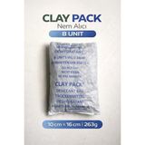 Nemtut Clay Pack Aktif Kil Nem Alıcı 8 Unit 263 Gr 12 Adet Bentonit Kil Nem Tutucu Elektronik Tekstil Deri Endüstriyel Ürün Koruyucu Nem Giderici