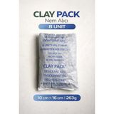 Nemtut Clay Pack Aktif Kil Nem Alıcı 8 Unit 263 Gr 24 Adet Bentonit Kil Nem Tutucu Elektronik Tekstil Deri Endüstriyel Ürün Koruyucu