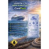 Nemtut Contpack Askısız Rutubet Nem Alıcı Engelleyici Konteyner Kurutucu Terleme Önleyici 1 Adet 380 gr - Beyaz