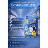 Nemtut Lojistik Nem Rutubet Giderici Korozyon Önleyici Koku Giderici 3 Kutu 6 Paket 3 kg