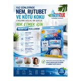nemtut Nem Alıcı Rutubet Giderici Küf Önleyici Koku Giderici Terleme Önleyici 1 KG 1 Kutu 2 Paket