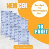Nemtut Nemçek, Nem Emici Çekici, Rutubet Alici, Küf Önleyici, Kötü Koku Giderici (10 PAKET)