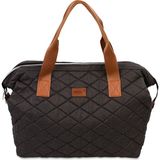 Nenny Baby Kapitoneli Mommy Bag Anne Bebek Bakım Çantası Füme