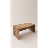 Nenu Nova Modern Dikdörtgen Orta Sehpa Atlas Çam Minimalist Salon Sehpası 90 x 55