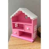 Neo Gift Ev Şeklinde Bebek Evi ve Çekmeceli Dekoratif Organizer | Çocuk Odası Dekorasyonu