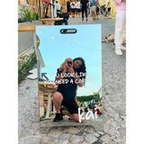 NEO Krom Ayna Kaldırımtabelası , A Tabela, Fotoğraf Alanı Aynası, Duba, Reklam panosu - Gümüş - 50x90 cm