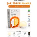 Neo Vista 2000MAH Şarj Edilebilir LED Ampul Type-C Hızlı Şarjlı, Uzaktan Kumandalı - 1 - 10 W - Beyaz - Sarı - Günışığı