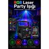 Neo Vista Disko Lazer Parti Işığı - Sese Duyarlı Rgb Sahne Aydınlatması - Usb Kablo- E27 duy- Dış mekan kullanım aparatı- SAbitleme Aparatı-Ampul