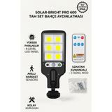 Neo Vista Güneş Enerjili LED Sokak Lambası 72 LED Sensörlü Uzaktan Kumandalı IP65