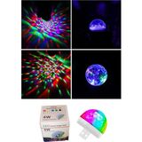 Neo Vista Rgb USB Mini Disko Topu - Ses Sensörlü Renkli LED Parti Lambası - Beyaz