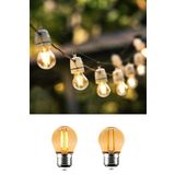Neo Vista Rustik LED Ampul, X Tasarımlı, Dekoratif Aydınlatma, Enerji Tasarruflu (2, G45-4 watt)
