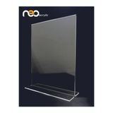 NEOACRYLIC A5 T TİPİ DİKEY PLEKSİ FÖYLÜK ŞEFFAF / BROŞÜRLÜK