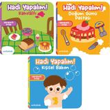 Neobebek Hadi Yapalım! Süper Set - 3 Hareketli Kitap - Okul Öncesi Eğitici Kitap
