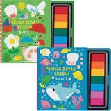 Neobebek Parmak Boyası Kitapları Seti 2 (Bahçe - Su Altı)