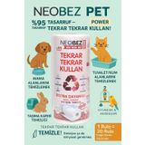 NEOBEZ Evcil Hayvan Kedi Köpek Için Dayanıklı Yeni Nesil Bez 40cm*40cm 50 Yaprak 4 Lü Paket